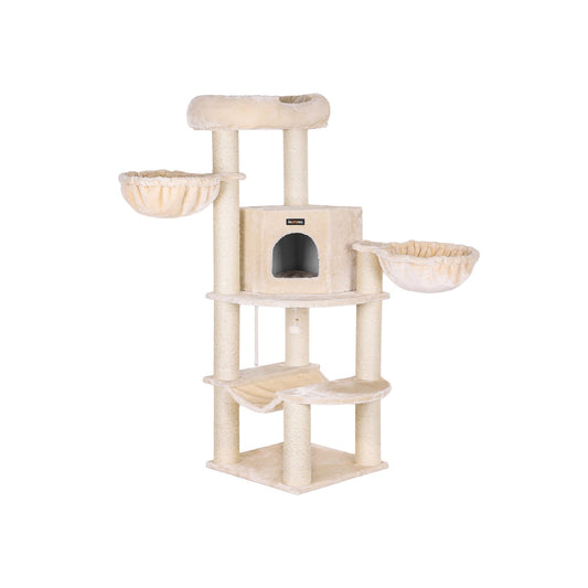 Kratzbaum groß XL Katzenbaum beige